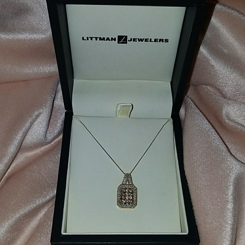 10K Littman Jewelers Cocoa Diamond Necklace